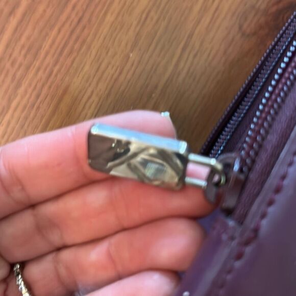 Furla purple eggplant handbag - Picture 8 of 8